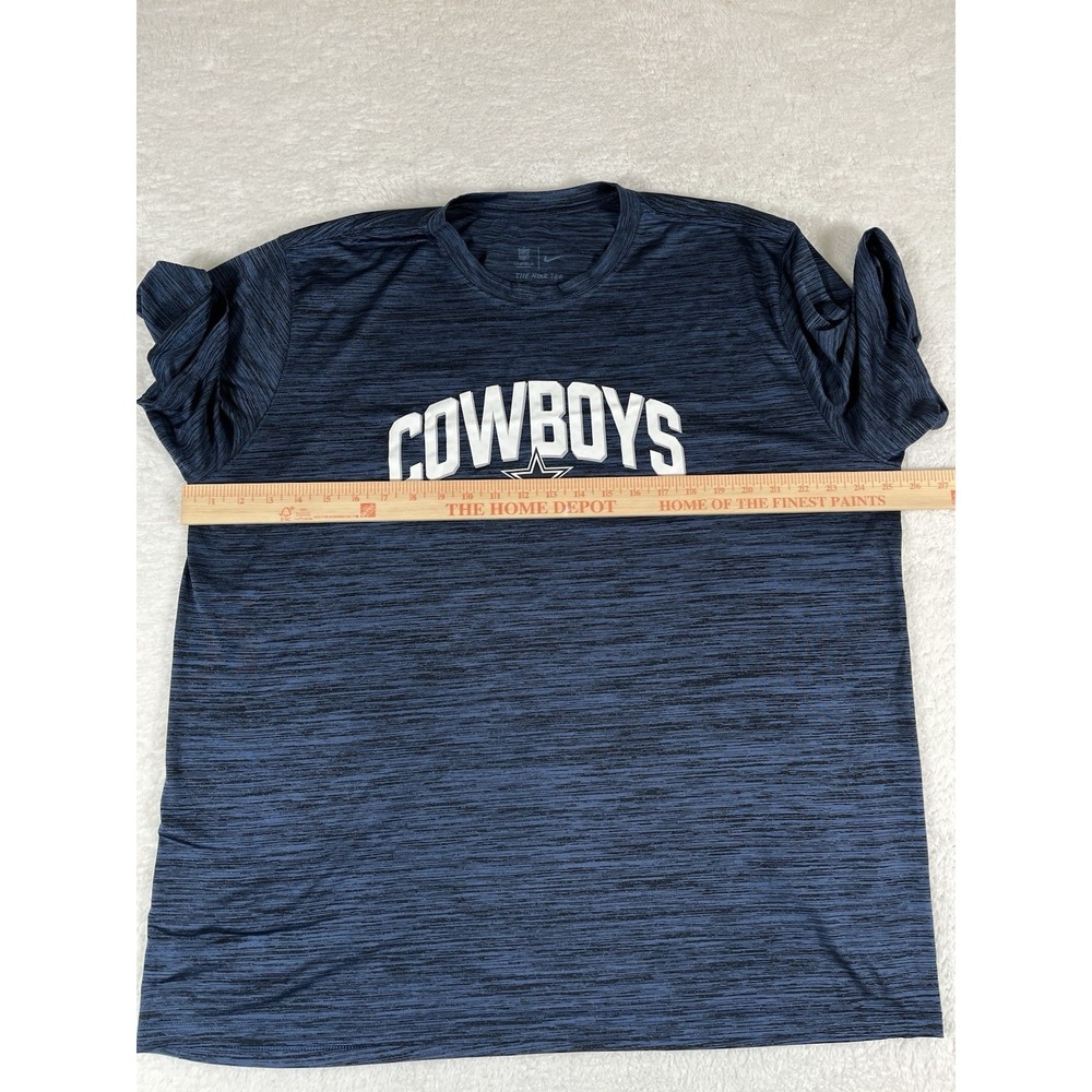 Nike Dri Fit Dallas Cowboys NFL Sideline Blue Short Sleeve T Shirt Men's‎ XXL - Picture 8 of 9